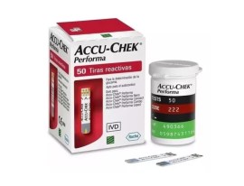 Fitra Para Teste De Glicemia Accu-Chek Performa - 50 Unidades - Roche